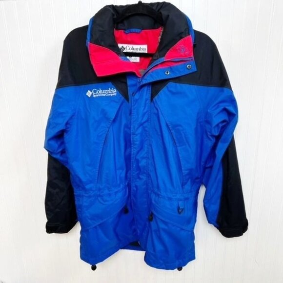 Columbia Sportswear OmniTech Vintage Colorblock Ski Jacket Men's Size XS